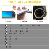 24 in 1 Mini Screwdriver Set with Case, Small Screwdriver Set of Flathead and Phillips, Screwdrivers Magnetic Micro Screwdriver Kit, Screwdriver Set for Electronics、Jewelers、PC、Glasses