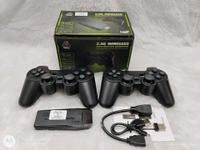 Wireless video games for tv gaming Retro gaming console with Game Stick 1080p Plug & Play TV Video Game Set for 2 player with 9Emulator for Kids & Old School Station Video Game