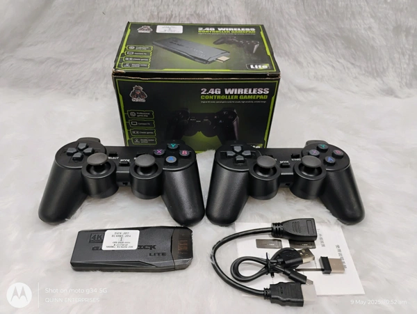 Wireless video games for tv gaming Retro gaming console with Game Stick 1080p Plug & Play TV Video Game Set for 2 player with 9Emulator for Kids & Old School Station Video Game