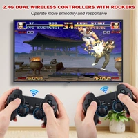 Wireless video games for tv gaming Retro gaming console with Game Stick 1080p Plug & Play TV Video Game Set for 2 player with 9Emulator for Kids & Old School Station Video Game