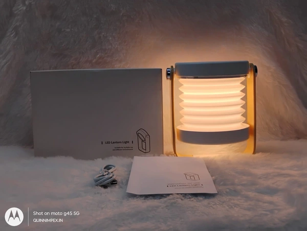 Folding LED lantern lamp