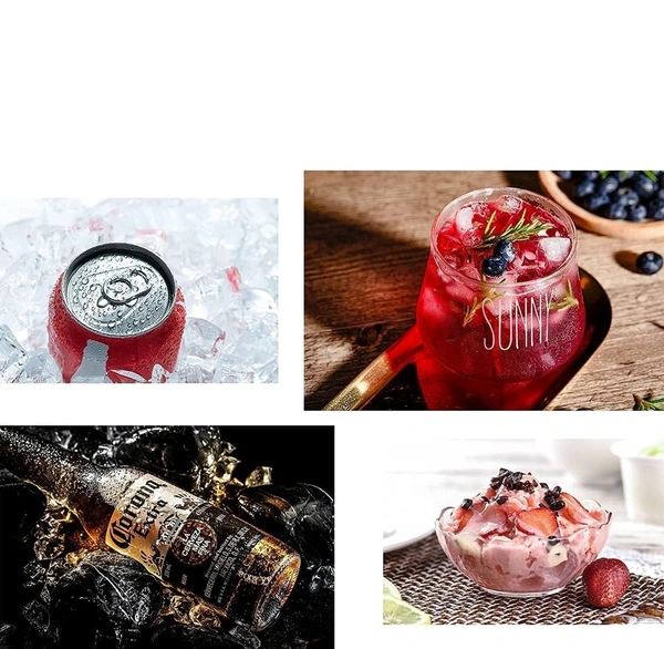 Pop Up Ice Cube Trays for Freezer with Lid | Easy Release Flexible Silicone Bottom | 21 Cavity Pop Up Ice Cube Trays | Round Ice Cubes Maker for Freezer/Cocktail 