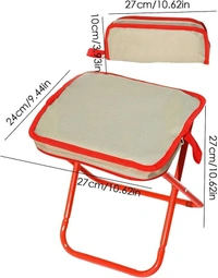 Folding Camping Stool, Pocket Foldable Stool, Multifunctional Folding Chair, Portable Folding Pocket Stool, Indoor and Outdoor Foldable Stool for Adults