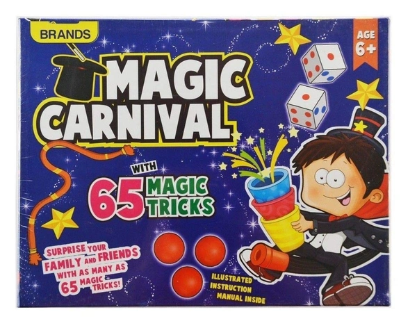 Carnival Magic Set - 65 Tricks - Magic Illusion Tricks Trick Magician