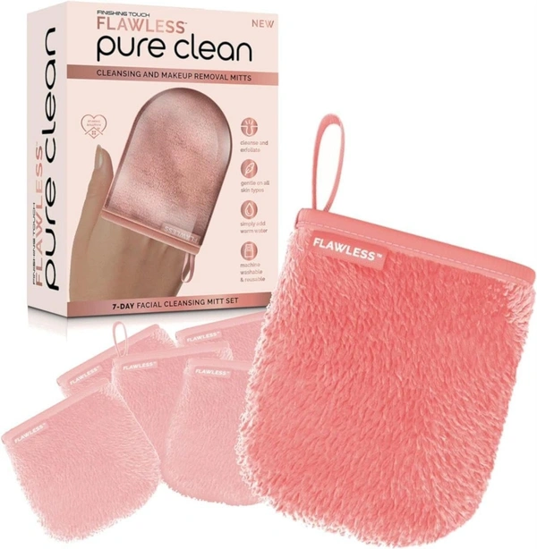 7 in 1 Reusable Makeup Remover cloth, Facial Skin Care Instant cleansing, Puffs Foundation Make Up Wipes, Reusable Washable Make Up Wipes, Clean and Clear Face Towel Safe for Oily, Dry