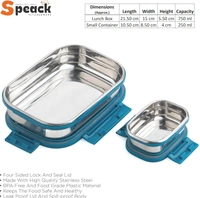 Stainless Steel Lunch Box | Tiffin Box for School & Work | Airtight Leak-Proof Lunch Box for Office | 1000 ml (Sea Green)