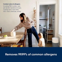 Blueair Air Purifier-Blue 3410 Cleans Upto 1862 sqft, 425m³/h CADR, Air Quality Indicator, HEPASilent Technology Removes 99.97% Pollen, Dust, Mould, Bacteria, Viruses, VOCs, Odours,1+1 Years Warrany