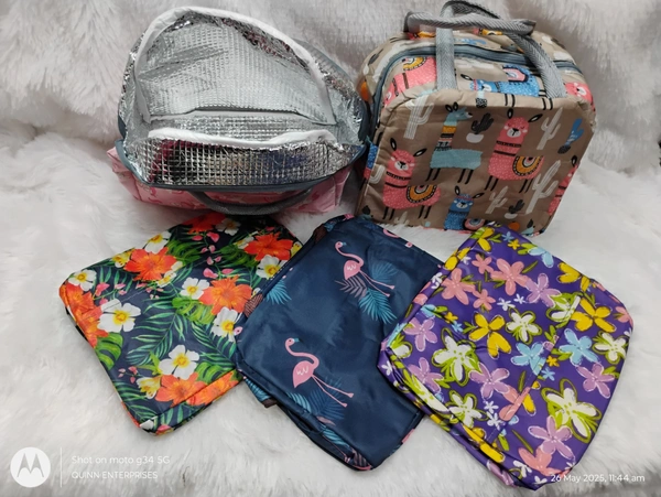 Lunch Box Insulated Bag Multi print 