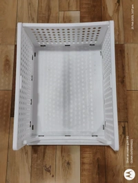 1 pc Stackable and Foldable Plastic Wardrobe Drawer Organizer for Clothes Storage for Cupboard and Almirah