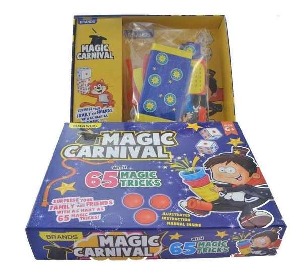 Carnival Magic Set - 65 Tricks - Magic Illusion Tricks Trick Magician
