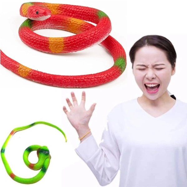 Rubber Snake Toy for Kids 28 inches Long Prank Toy