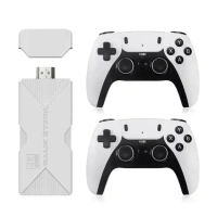 Wireless Retro Game Console, 20000+ games Retro Gaming Console, Retro Game Stick, Plug & Play Video TV Retro Game Stick, Built-in 64G, 9 Emulators, Premium Gaming Dual Controllers (M15-64G)