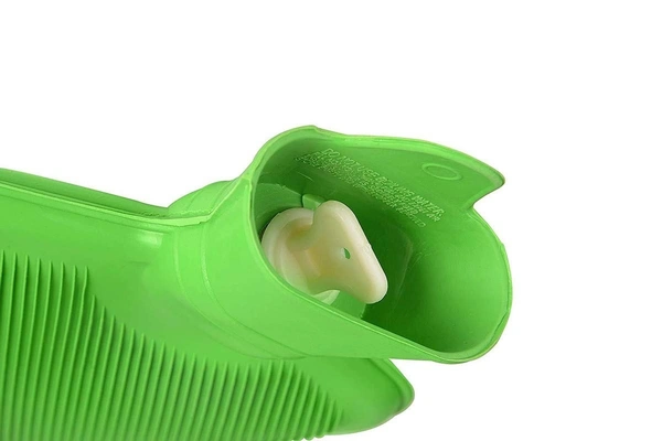  2L Hot Water Rubber Bottle bag for Pain Relief Therapy Multicolor - 2L