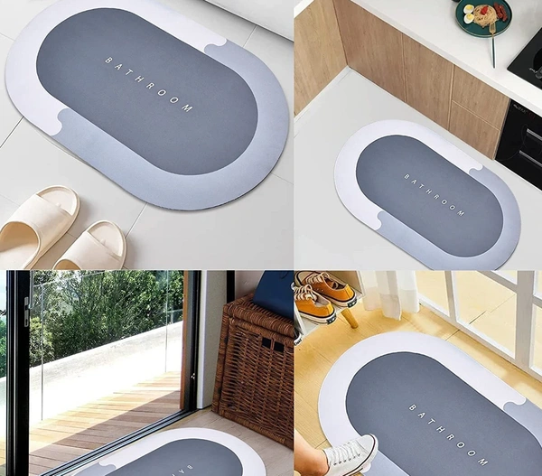 Bathroom Floor Mat ROUND PLAIN