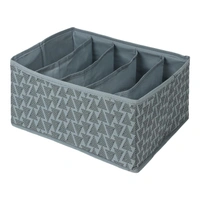 BAGS Clothes Drawer Organizer For Jeans,Wardrobe Clothes Organizer For Folded Clothes,Clothes Storage Organizer For Jeans,Sweater,Dresses,T-Shirts - GREY