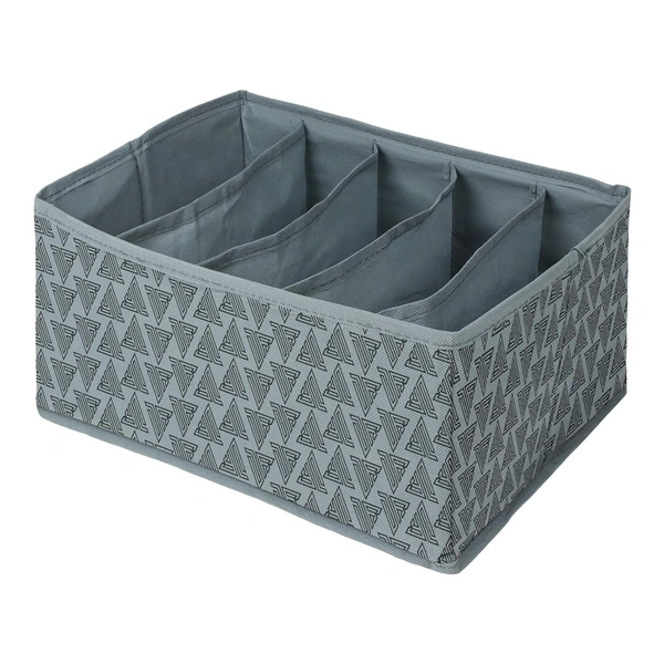 BAGS Clothes Drawer Organizer For Jeans,Wardrobe Clothes Organizer For Folded Clothes,Clothes Storage Organizer For Jeans,Sweater,Dresses,T-Shirts - GREY