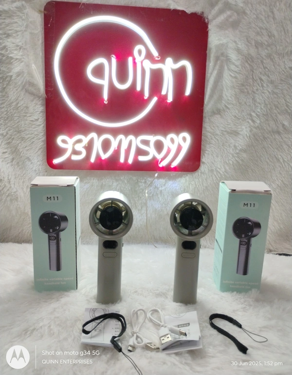 Portable Mini High-Speed Hand Fan, Powerful Handheld Fan, Fast Cooling, Rechargeable USB Fan for All Travel Indoor Outdoor Use