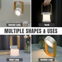 Folding LED lantern lamp