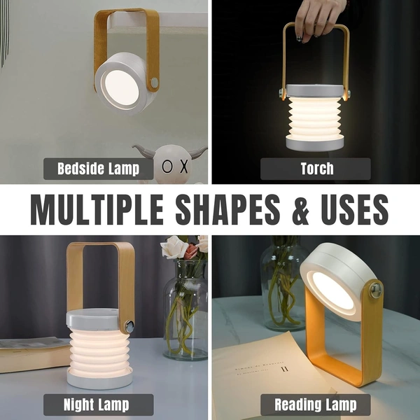 Folding LED lantern lamp
