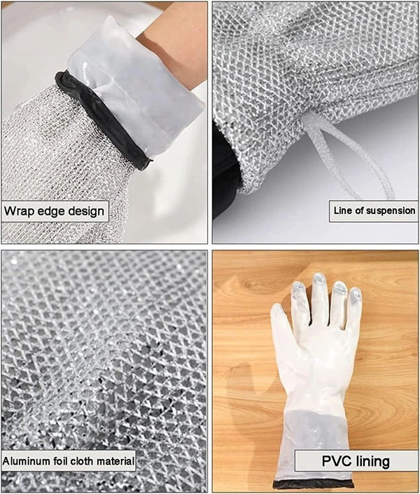 Steel Washing Gloves 1 Pc