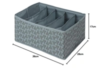 BAGS Clothes Drawer Organizer For Jeans,Wardrobe Clothes Organizer For Folded Clothes,Clothes Storage Organizer For Jeans,Sweater,Dresses,T-Shirts - GREY