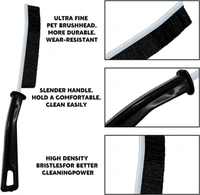 Mini Gap Cleaning Brush Hard Bristle Gap Brush for Cleaning Multipurpose Crevice Cleaning Brush Dead Corner Cleaning Brush Used for Home Toilet Bathroom Kitchen Tiles Window Slots