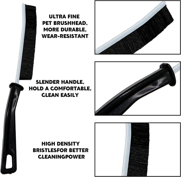Mini Gap Cleaning Brush Hard Bristle Gap Brush for Cleaning Multipurpose Crevice Cleaning Brush Dead Corner Cleaning Brush Used for Home Toilet Bathroom Kitchen Tiles Window Slots