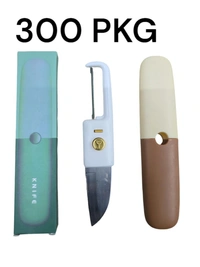 Knife Kitchen Knife Peeler Portable Knife for Fruit 2 in 1 Knife and Peeler for Kitchen Travel Knife with case Stainless Steel Bled