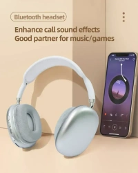 Wireless P9 Bluetooth 5.1 Over Ear Stereo Headphones | Noise Cancelling Mic, Ergonomic Adjustable Design, 24 Hours Battery Life, Hi-Fi Sound, Wireless Headset for Music & Calls 