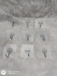 Wall Hooks for Hanging Strong Hook for Wall Hanging Hook Without Drill Self Adhesive Hooks for Wall Heavy Duty Wall Stick Hook Wall Hanger Hook 