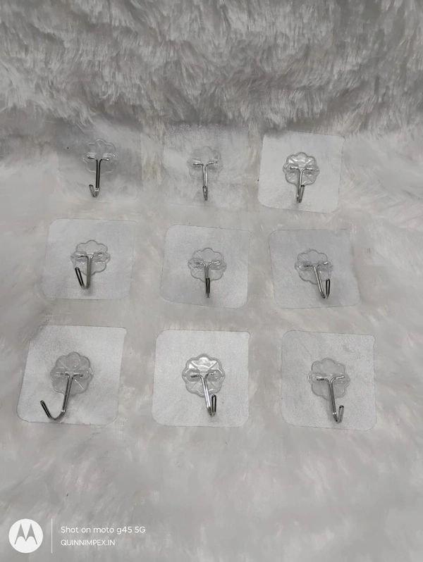 Wall Hooks for Hanging Strong Hook for Wall Hanging Hook Without Drill Self Adhesive Hooks for Wall Heavy Duty Wall Stick Hook Wall Hanger Hook 