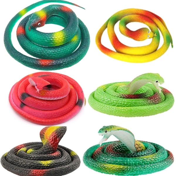 Rubber Snake Toy for Kids 28 inches Long Prank Toy