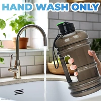 2.2L Water Bottle 75oz Half Gallon Capacity Leakproof BPA Free Odorless Material Solid Jug Daily Hydration Gym Fitness Athletic Gear Sports Water Bottle for Camping Hiking Outdoor Activities - 2.2L