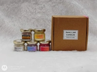 Scented Mini Jar Candles for Home Decor & Gifting Pack of 5