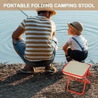 Folding Camping Stool, Pocket Foldable Stool, Multifunctional Folding Chair, Portable Folding Pocket Stool, Indoor and Outdoor Foldable Stool for Adults