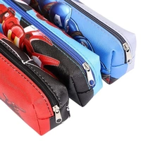 Superhero Action Man Spider Cartoon Printed School Supplies Pencil Case, Multipurpose Pen Pouch