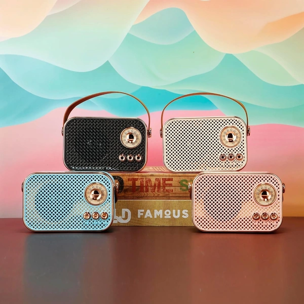 MZ S3 (Portable Bluetooth Speaker) Dynamic Thunder Sound with High Bass, 5W Power with 1200mAh Battery