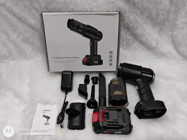 240V Wireless Handheld Vacuum Cleaner, 3-in-1 High Power 18000PA, Portable car Vacuum Cleaner with Blower Battery for Home & Car, 50-60 Min Runtime, Brushless Motor