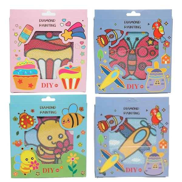 DIY 5D Cartoon Diamond Painting Kits for Adults Diamond Art by Number Kits with Rhinestone Gem Art Painting Full Drill Home Wall Decor 1 Set