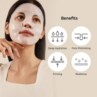 Bio-Collagen Overnight Face Mask|Korean Glass Skin Hydrogel Mask for Deep Hydration,Pigmentation,Anti-Aging&Pore Minimizing|Hyaluronic Acid,Niacinamide,Vitamin E&Centella