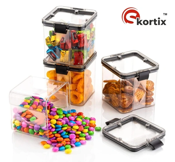 700ml Air-Tight Containers Set| Kitchen Containers Set | Kitchen Organizer | Kitchen Accessories Items | Fridge storage boxes| Kitchen Dabba Set | nuts box storage