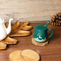 400 ml Love Your Life Coffee Mug, Mugs for Coffee, Diwali Gifts, Birthday Gift, Coffee Mug with Lid, Tea Mug, Cups and Mugs, Ceramic Coffee Mug, Cute Coffee Mug with Spoon