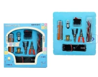 SP Electron Science School Projects Experiment Kits Fan Light Bulb and Motor Electric Circuit Physics Practice Science Learning Skills Teaching Materials (Set of 10)
