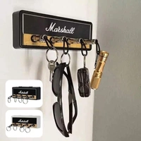 Marshall Key Holder JCM800 Keychain Wall Mounted Storage Key Hooks Guitar Amp Key Hooks for Musician Lovers1, Black