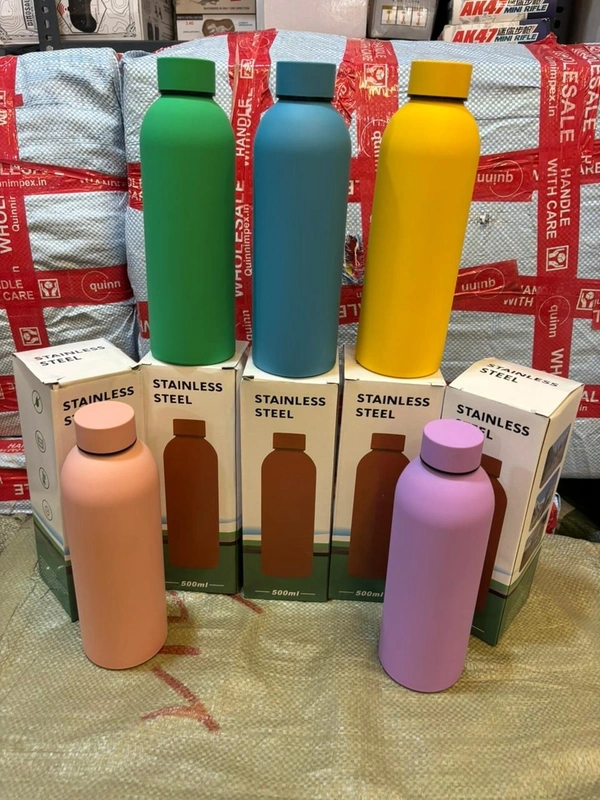 Outdoor Sports 500ML Vacuum Flask Portable Bottle Stainless Steel Insulated Cup Insulation Cups for Office Drinkware Supplies