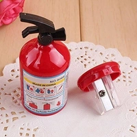 Sharpener Fire Extinguisher Shape Creative Pencil Sharpener Student Stationery for Children Gifts Office School Supply Red Color