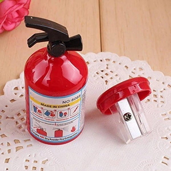Sharpener Fire Extinguisher Shape Creative Pencil Sharpener Student Stationery for Children Gifts Office School Supply Red Color