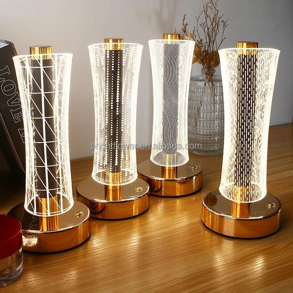 Modern 3D Optical Illusion LED Table Lamp for Home & Office Décor