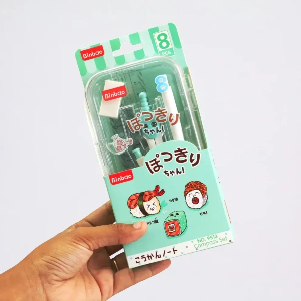 All-in-One Geometry Set Compass Set with Pencil, Triangles & More