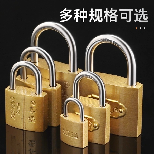 Heavy Duty Padlock for Main Door Gate Lock, Locks for Tool Box, Shutters, Shops & Offices Rust Proof with Anti Drill Security Shackle Chain - 40MM